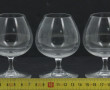 BACCARAT - 8 verres à cognac en cristal,
