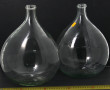 Deux dames Jeanne en verre 10 L, Hteur 3