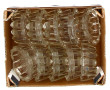 Deux dames Jeanne en verre 10 L, Hteur 3