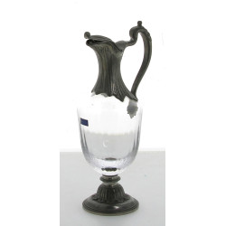 SEVRES - Aiguière en cristal et monture 