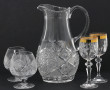 Pichet en cristal taillé, probablement c
