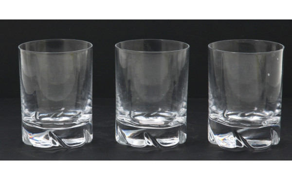 DAUM France - 8 verres à apéritif à fond