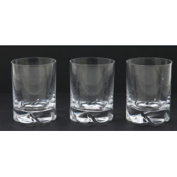 DAUM France - 8 verres à apéritif à fond