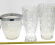Seau à champagne en cristal moulé, col e
