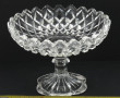 Coupe sur piédouche ancienne en cristal 