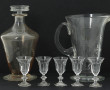 4 coupes à champagne anciennes en verre 