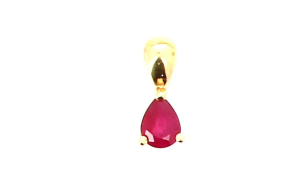 Petit pendentif en or jaune 18 carats se