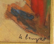 Ecole Xxème "Scène orientaliste", huile 