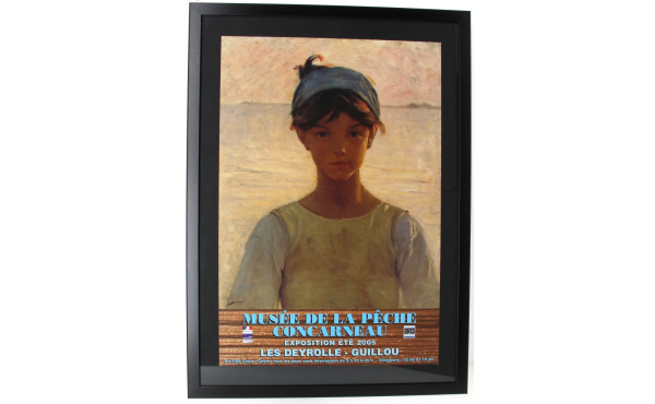 Alfred GUILLOU (1844-1926) "Jeune fille 