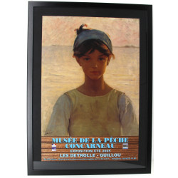 Alfred GUILLOU (1844-1926) "Jeune fille 