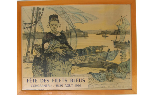 Affiche des FILETS BLEUS, illustration p