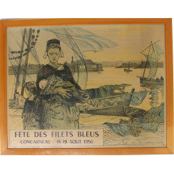 Affiche des FILETS BLEUS, illustration p