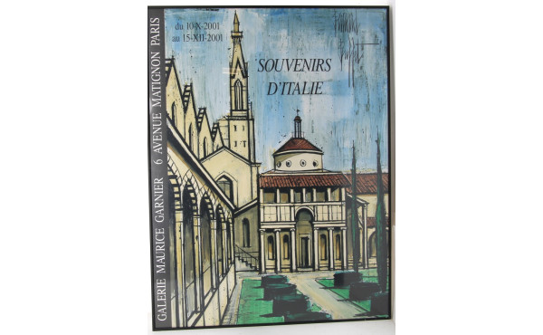Bernard BUFFET - Affiche d'exposition "S
