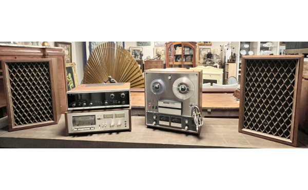 Chaîne hifi vintage avec 2 éléments PION