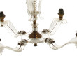 Suspension années 50 à 4 bras de lumière