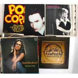 Lot de disques 33 tours années 80 dont j
