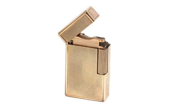 DUPONT - Briquet en métal doré, non mono