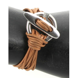 Bracelet CERFAGLI OSSINI, boucle argent 