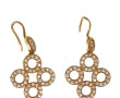 Paire de boucles d’oreilles en plaqué or