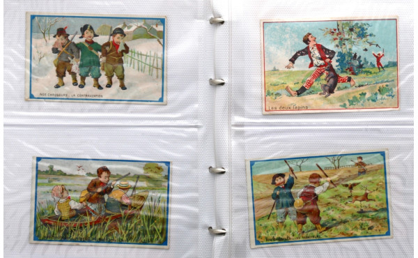 CHROMOLITHOGRAPHIES - Lot de 48 chromos 