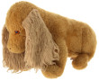 Grand chien en peluche vintage, création