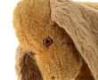 Grand chien en peluche vintage, création