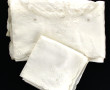 Nappe blanche brodée (160 x 300 cm env.)