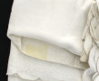 Nappe blanche brodée (160 x 300 cm env.)