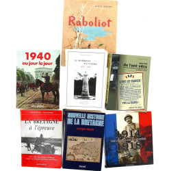 Lot de livres divers dont Bretagne, guer