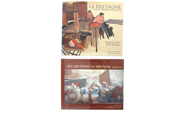 PEINTURE BRETAGNE - Lot de 2 ouvrages : 