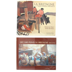 PEINTURE BRETAGNE - Lot de 2 ouvrages : 