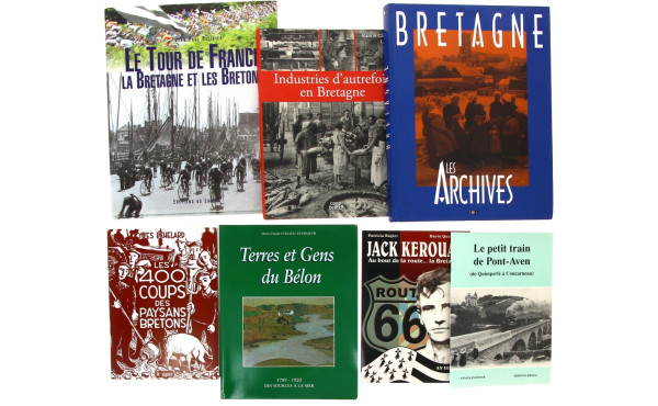 BRETAGNE - 7 livres dont industries d'au