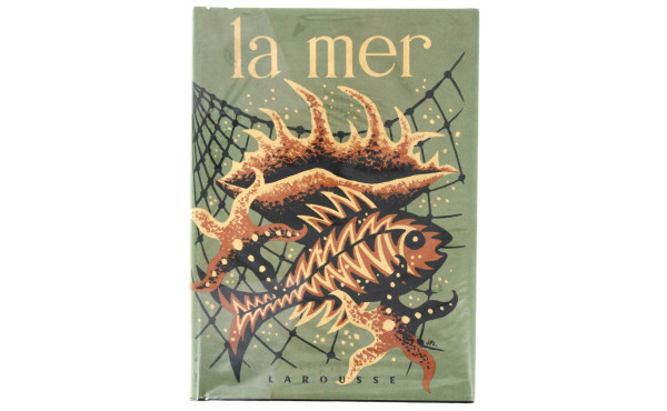 "LA MER", ouvrage relié avec jaquette il