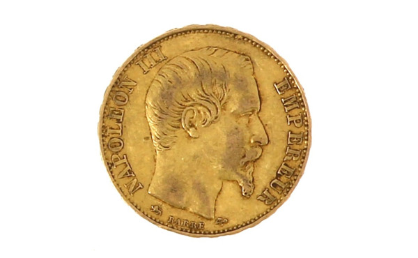 Pièce de 20 F or "1855" atelier D