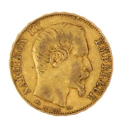 Pièce de 20 F or "1855" atelier D
