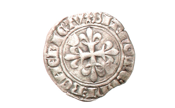 CHARLES VI 1380-1422) - Florette en arge