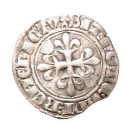 CHARLES VI 1380-1422) - Florette en arge