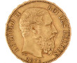 Pièce de 20 F or belge, "1875"