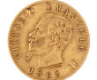Pièce de 20 L italienne en or, "1868"