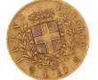 Pièce de 20 L italienne en or, "1868"