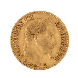Pièce de 10 F or, "1865" atelier A