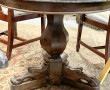 Table guéridon XIXème à plateau marbre à