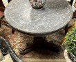 Table guéridon XIXème à plateau marbre à
