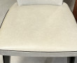 6 chaises des années 50 skaï blanc (qqs 