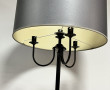 Lampadaire en métal laqué noir ab at-jou