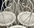 4 chaises et 2 fauteuils de jardin en mé