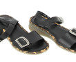 FLY - Sandales en cuir, coloris noir, bo