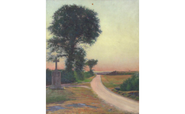 Auguste BELLANGER (XIXè-Xxè) "Paysage au