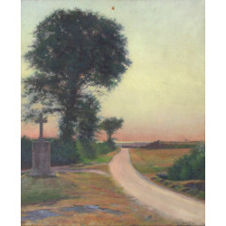 Auguste BELLANGER (XIXè-Xxè) "Paysage au