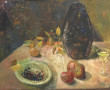 Hervé KERVELLA (XXème) "Nature morte aux